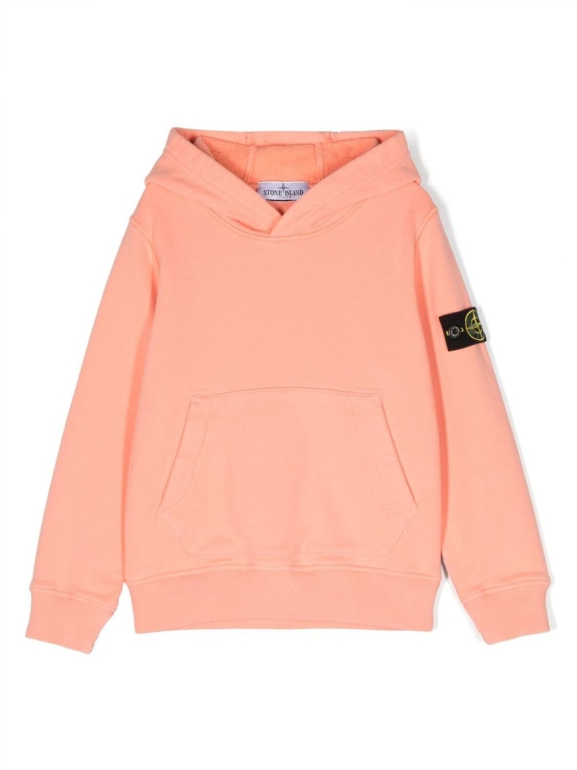 

Stone Island Junior худи с логотипом Compass, розовый