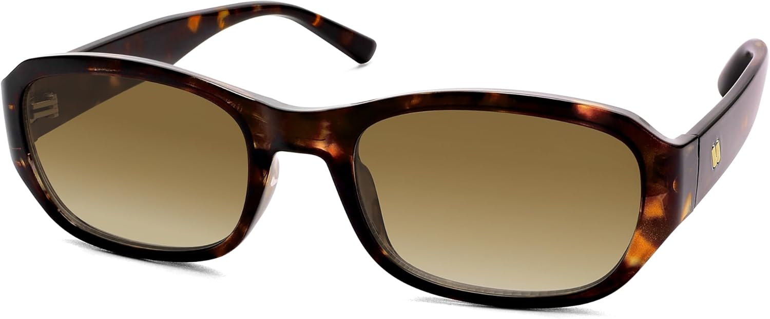 

Модные ретро-солнцезащитные очки прямоугольной формы для женщин и мужчин, классические винтажные солнцезащитные очки 90-х годов AR82341 HERJOUR, Tortoise/Gradual Brown