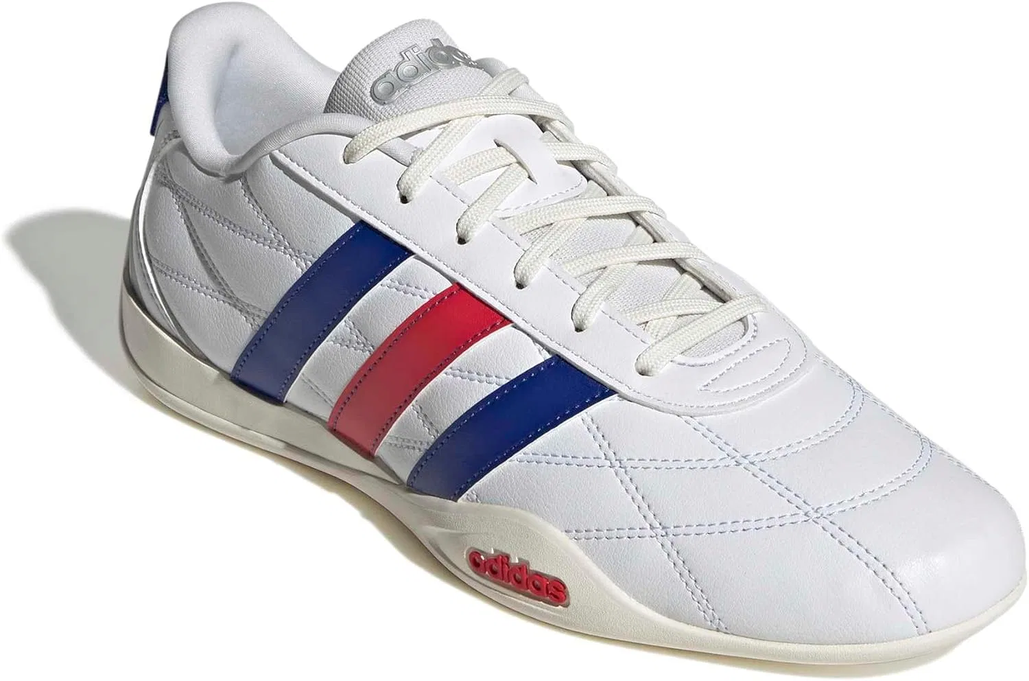 Мужские кроссовки Adidas Adipista, Ftwr White Semi Lucid Blue Pure Ruby — фото 3