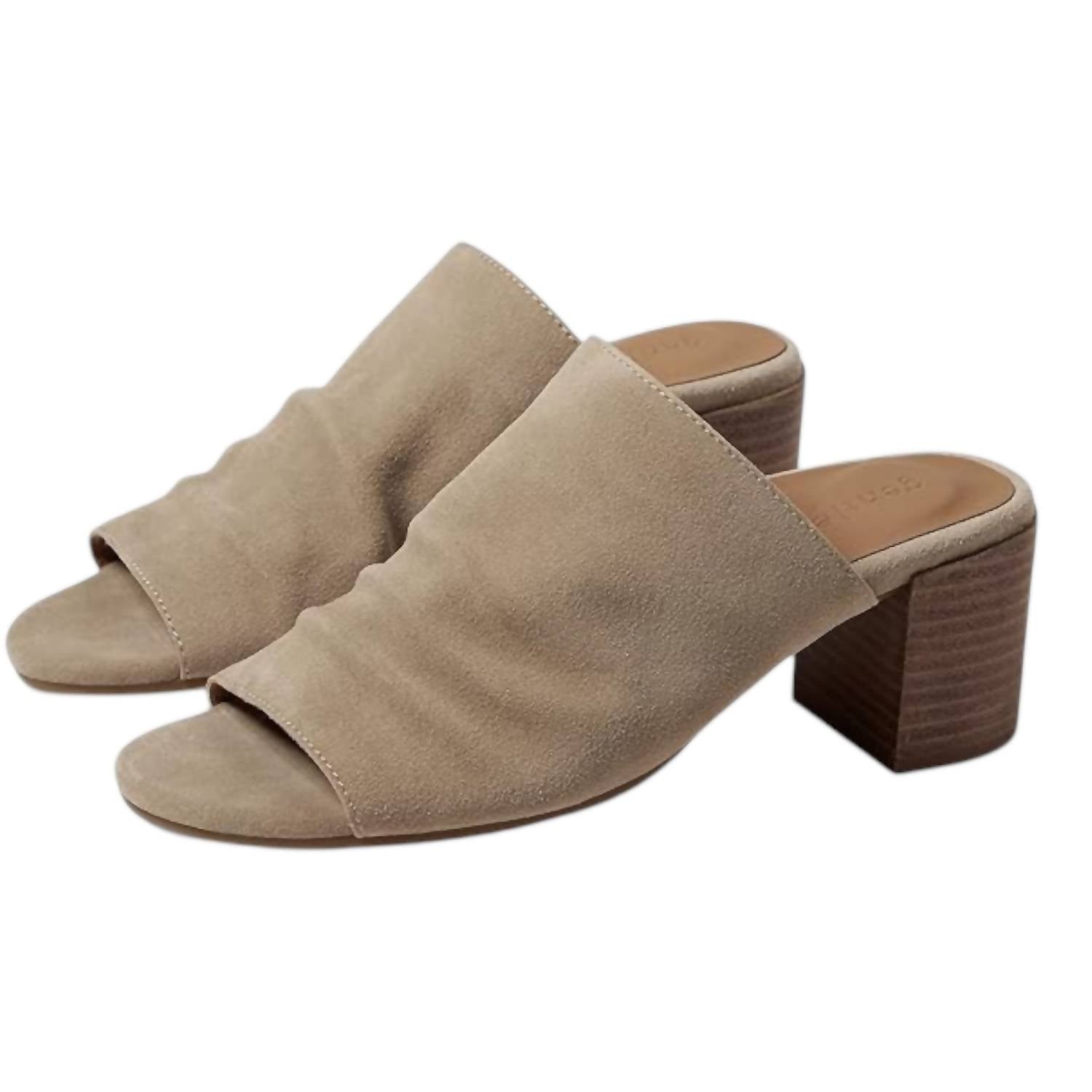 Женские туфли Chas Heel из замши Mushroom Gentle Souls, цвет mushroom suede
