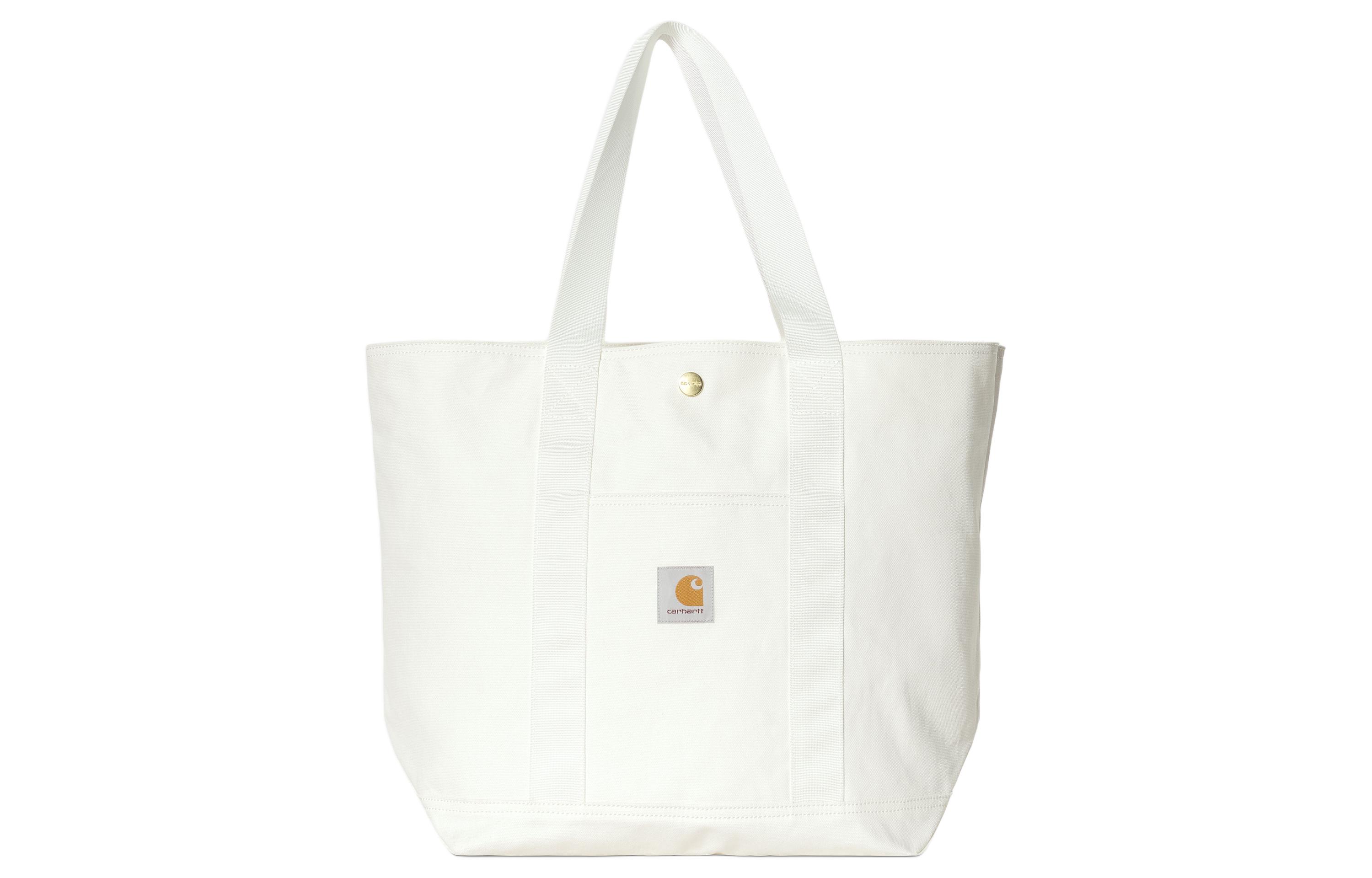 

Carhartt WIP Хлопковая сумка унисекс белая, White