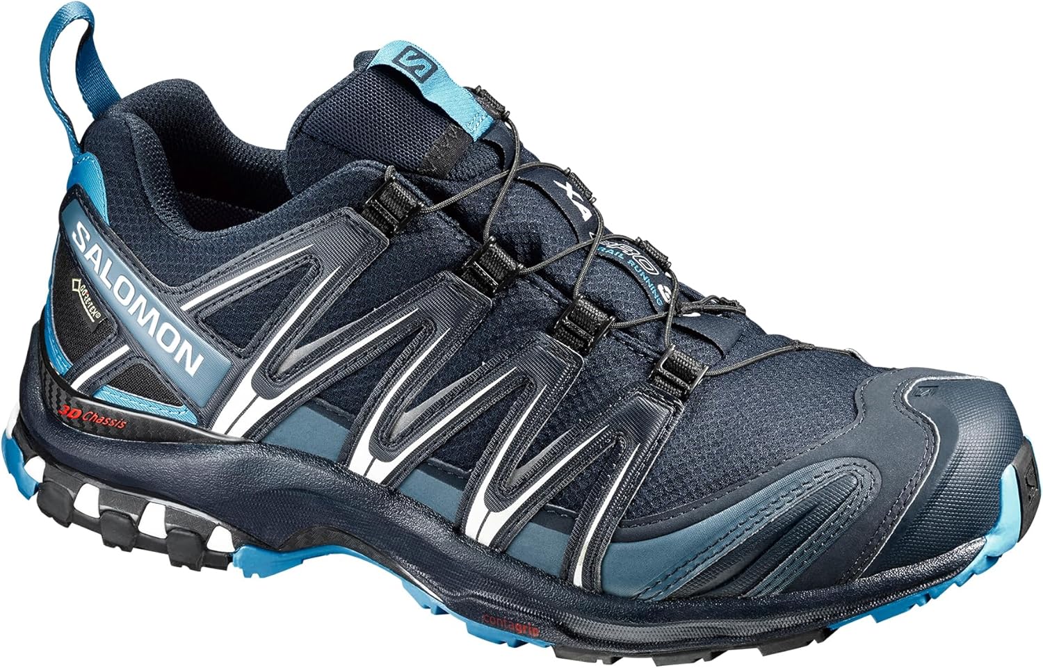 Мужские кроссовки для трейлраннинга Salomon XA PRO 3D Gore-Tex водонепроницаемые, голубой — фото 2