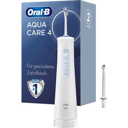 

Беспроводная ирригатор Oral-B Aquacare 4 с технологией Oxyjet — белый/синий, Oral B