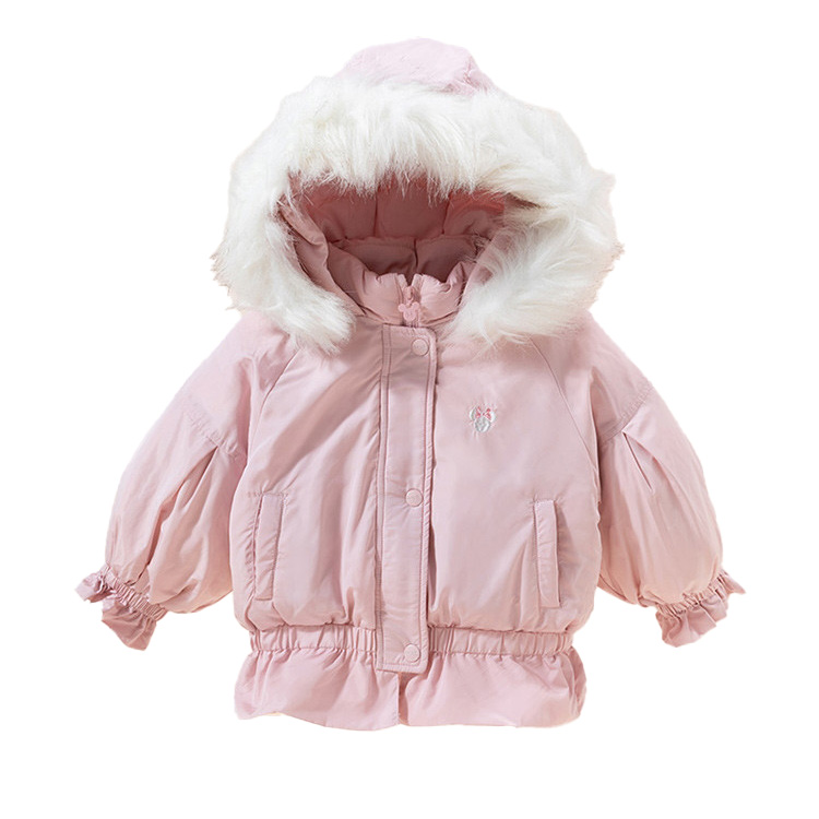 

Пуховик для детей 3-7 лет Disney, светло-розовый