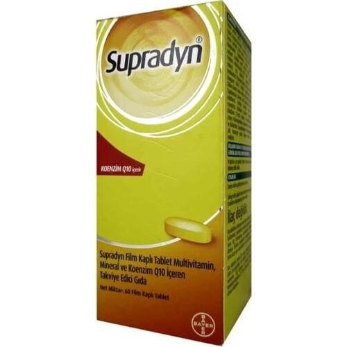 

Супрадин коэнзим Q10 60 таблеток SUPRADYN