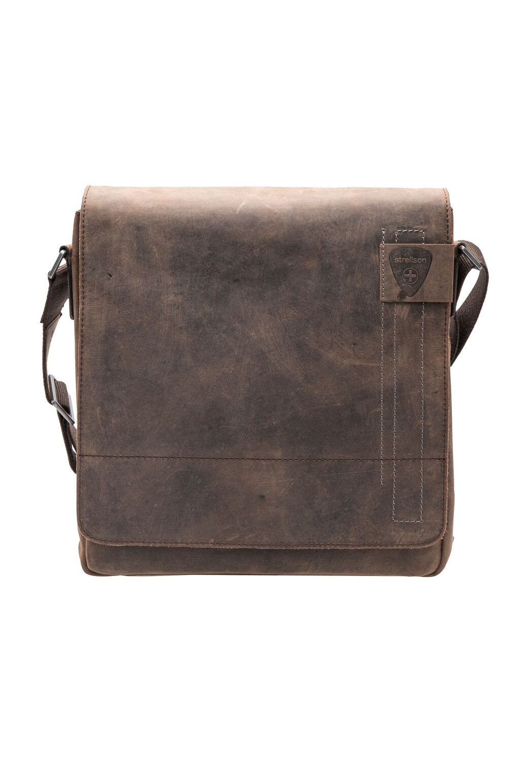 

Сумка через плечо Ричмонд, кожаная, однотонная, мужская strellson, коричневый