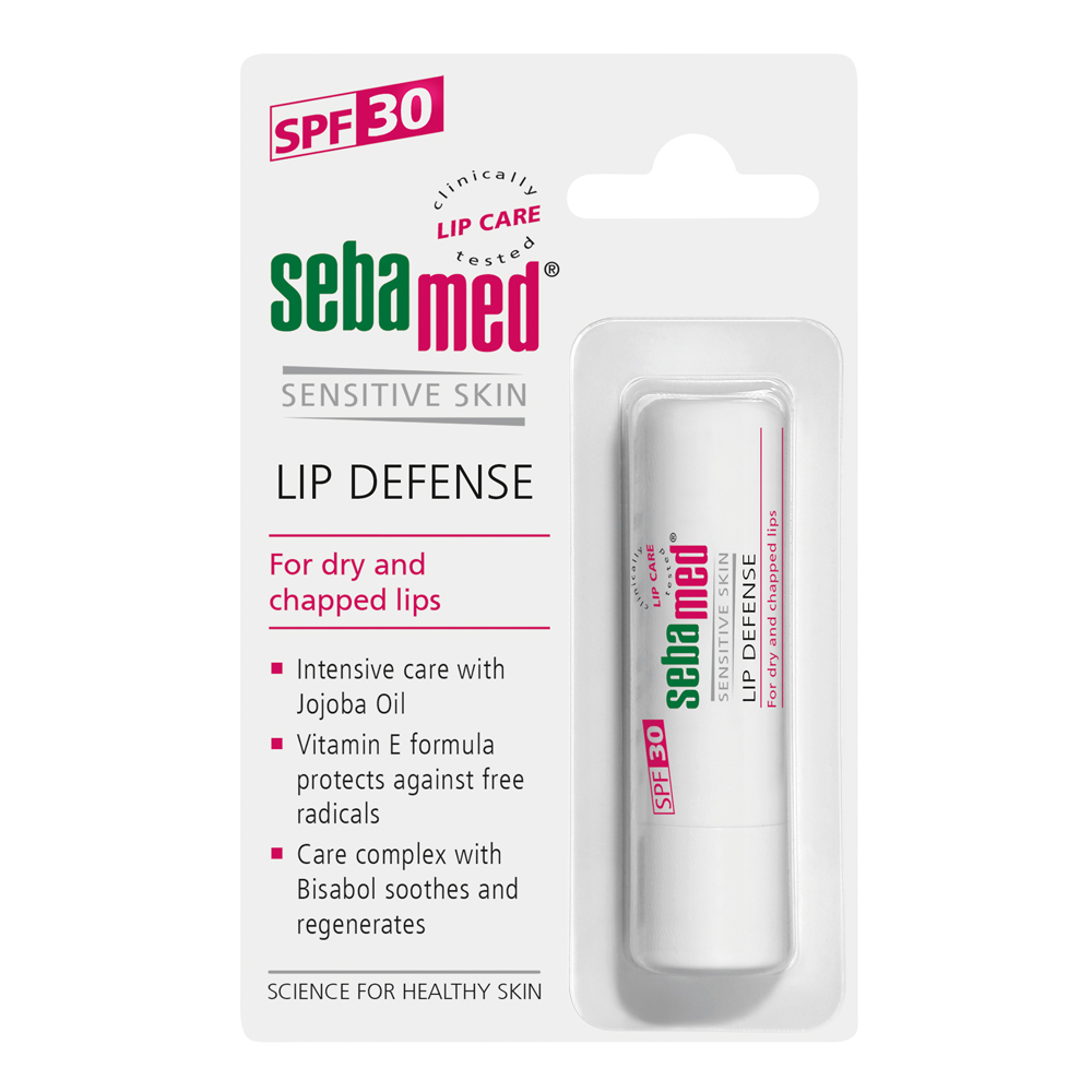 

Бальзам для губ lip defense stick spf 30 Sebamed, вес 4.8 гр.