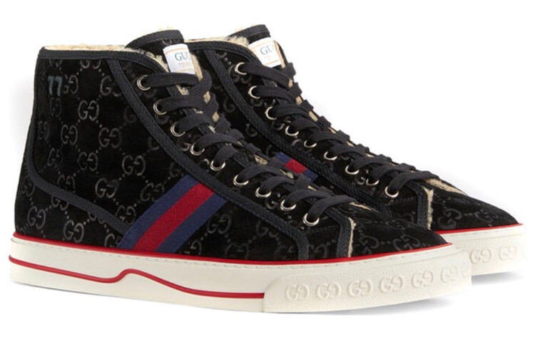 Кроссовки женские Gucci Tennis 1977, черный — фото 2
