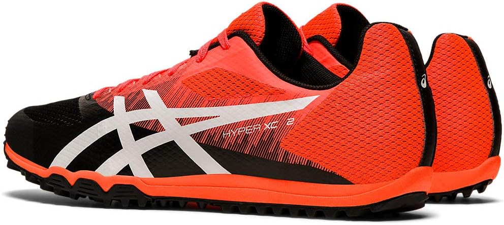 Кроссовки для трека ASICS Hyper Xc 2 (1093A080), коралловый/белый — фото 2