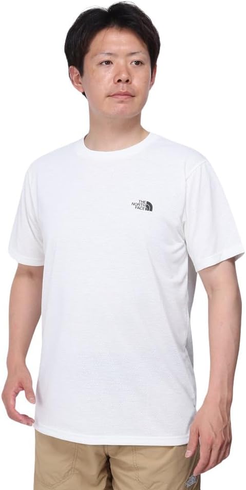 

Мужская футболка с коротким рукавом THE NORTH FACE, сетчатая футболка-полукупол (NT32471), белый