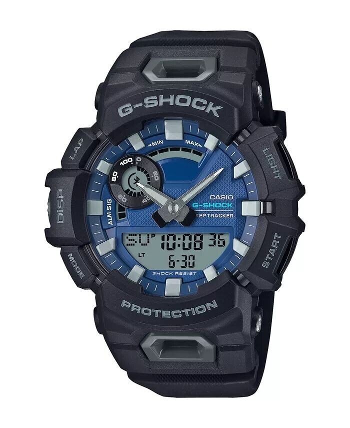 

Мужские аналоговые цифровые часы из черной смолы, 51,3 мм, GBA900CB-1A G-Shock, черный