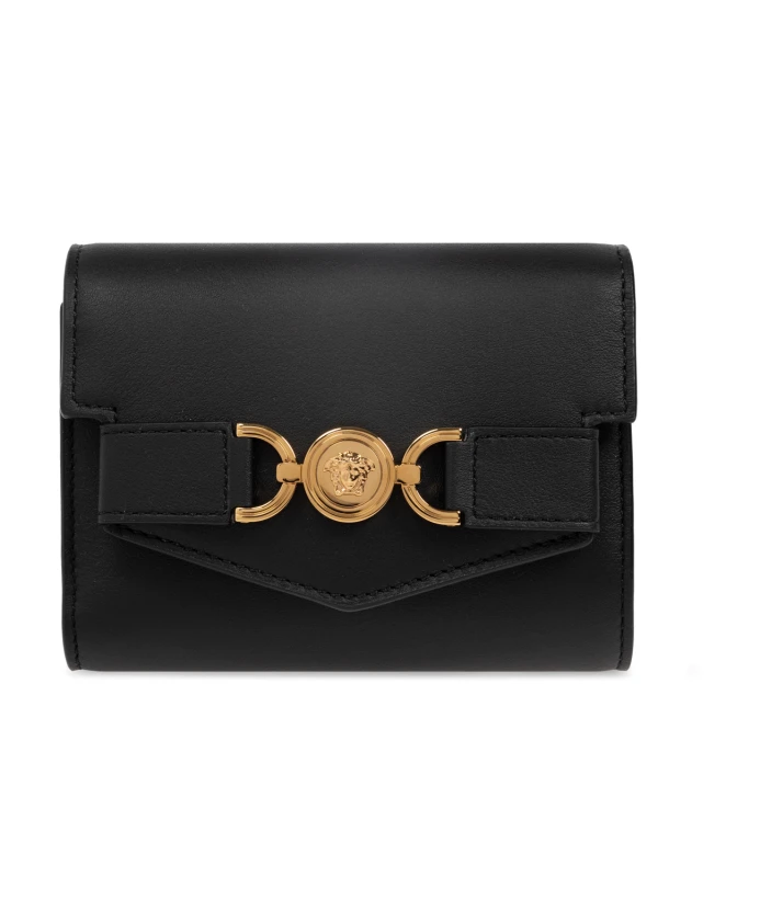 

Кошелек с логотипом Versace, черный