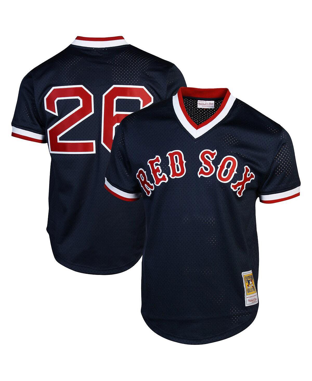 

Мужская тренировочная майка Wade Boggs Boston Red Sox 1992 Authentic Cooperstown Collection - темно-синяя Mitchell & Ness