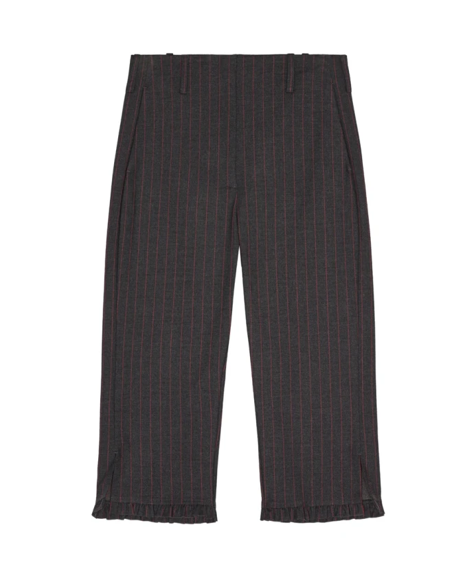 

Черная куртка с карманами и застежкой-молнией. Ganni, черный