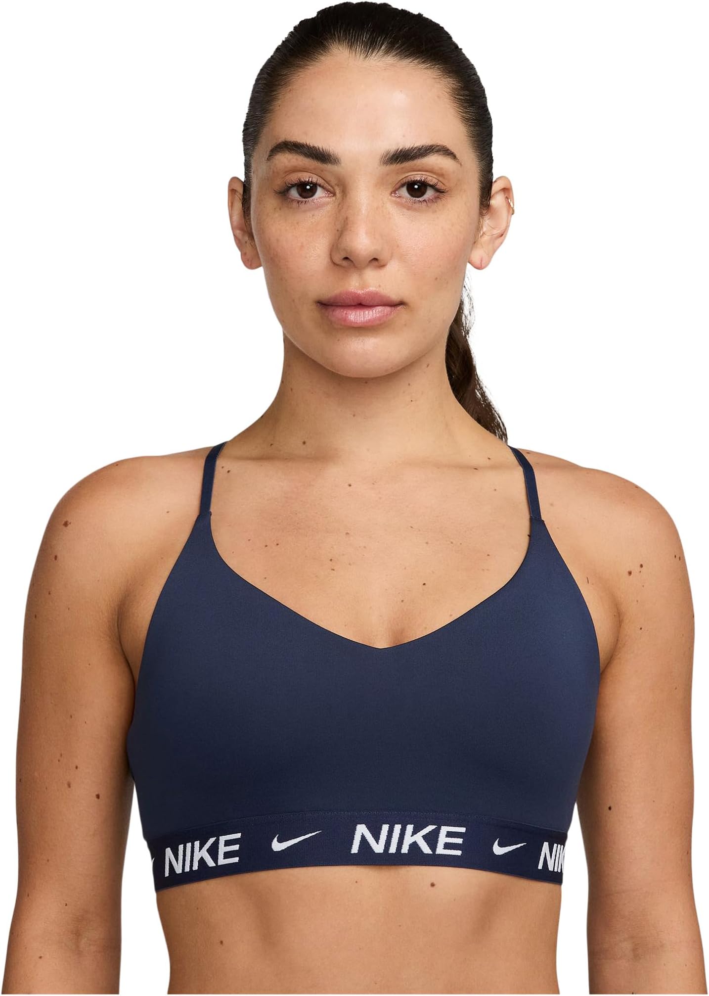 

Бюстгальтер Nike Dri-FIT Indy Light Support Bra, цвет Midnight Navy