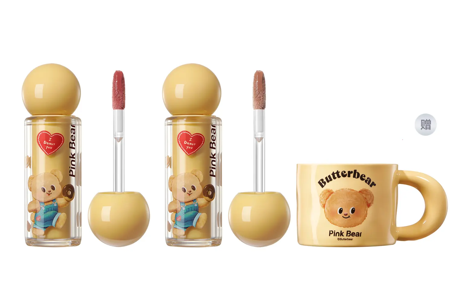 

Помада-тинтирующее средство / Блеск для губ / Жидкая помада Women's Pink Bear