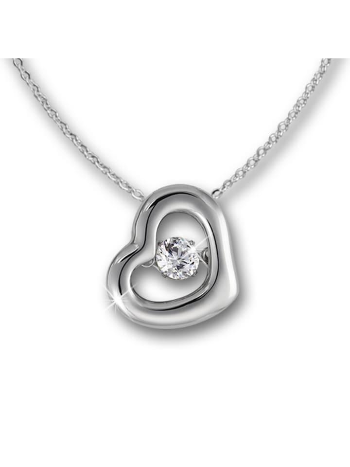 

SilberDream Колье Schmuckset in Silber Herz silber, weiß