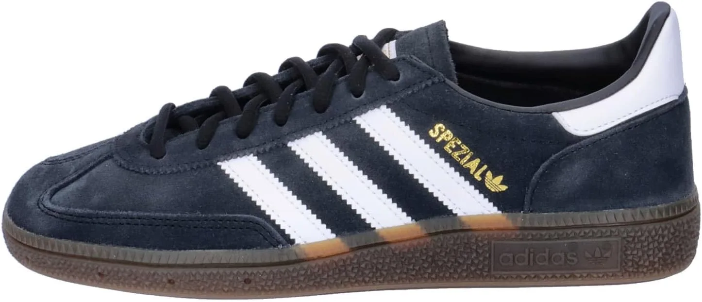 Мужские специальные кроссовки Adidas для гандбола, 45 1/3 EU, белый/черный — фото 2