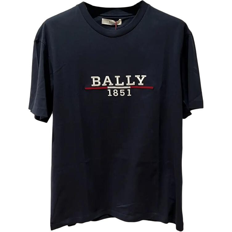 

Футболка мужская темно-синяя Bally, темно-синий