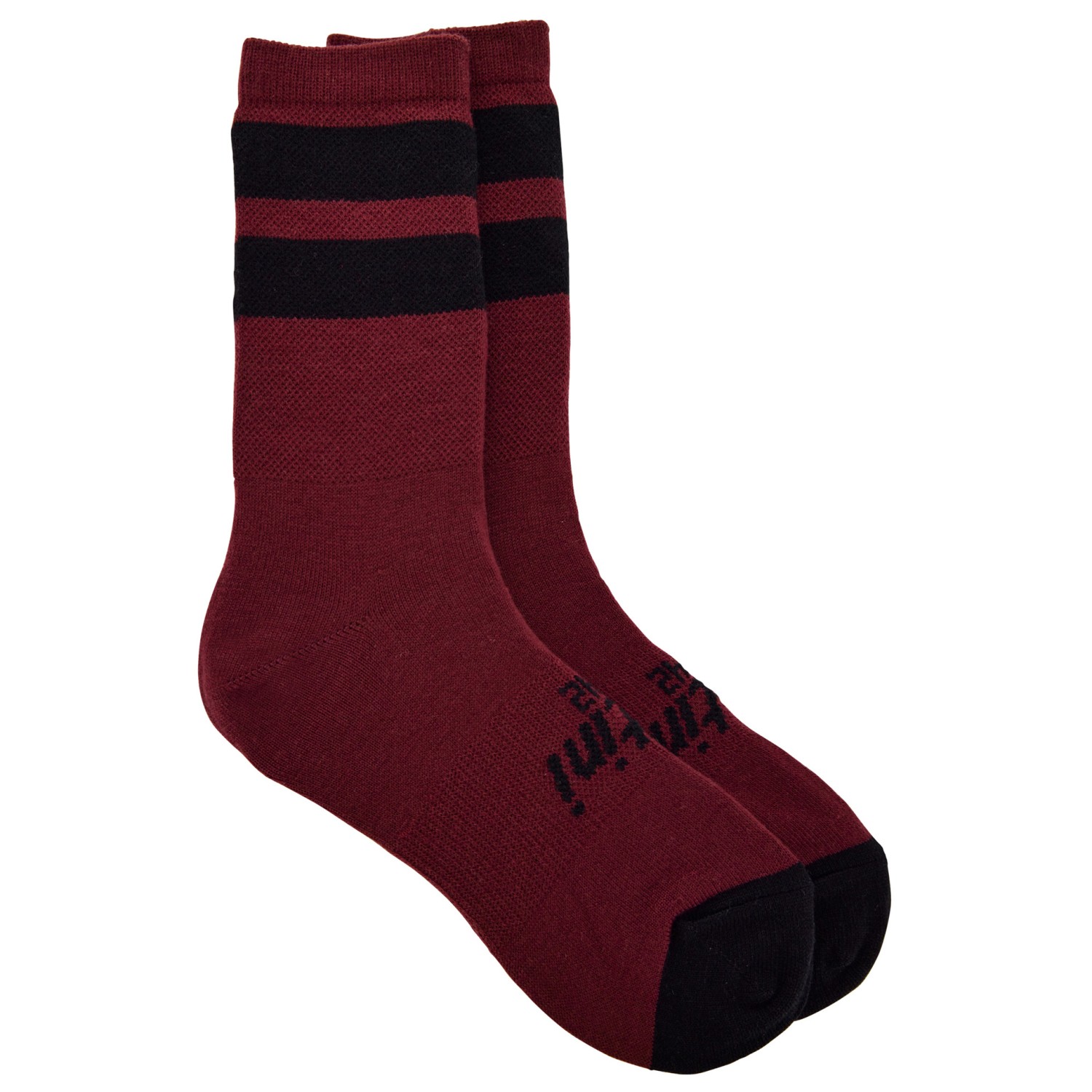 

Велосипедные носки Santini Riga Wool High Profile Socks, бордовый