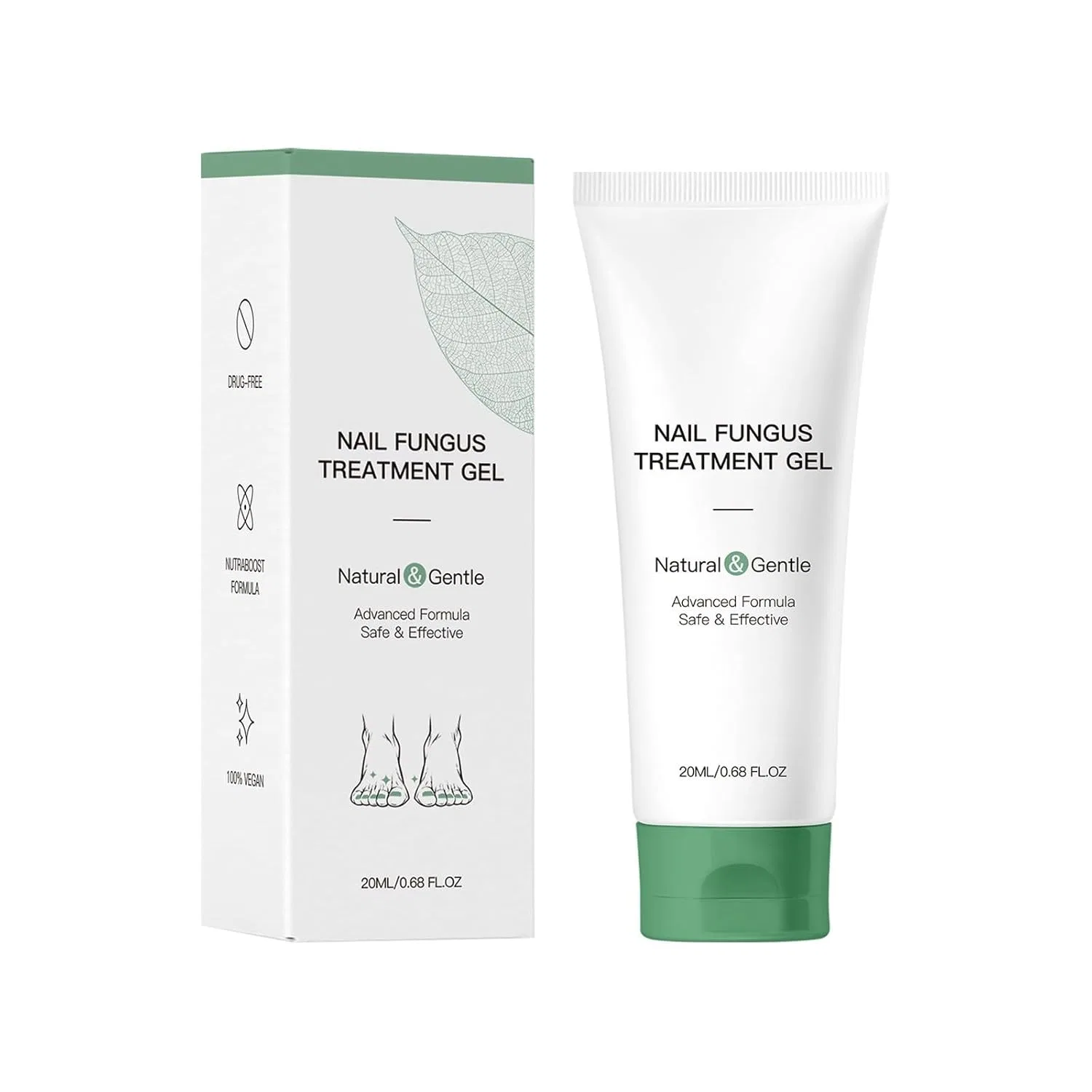 Гель для ухода за ногтями «Nagelpilz Nail FungusTreatment» от Dermafix Ailisk, 2Pcs