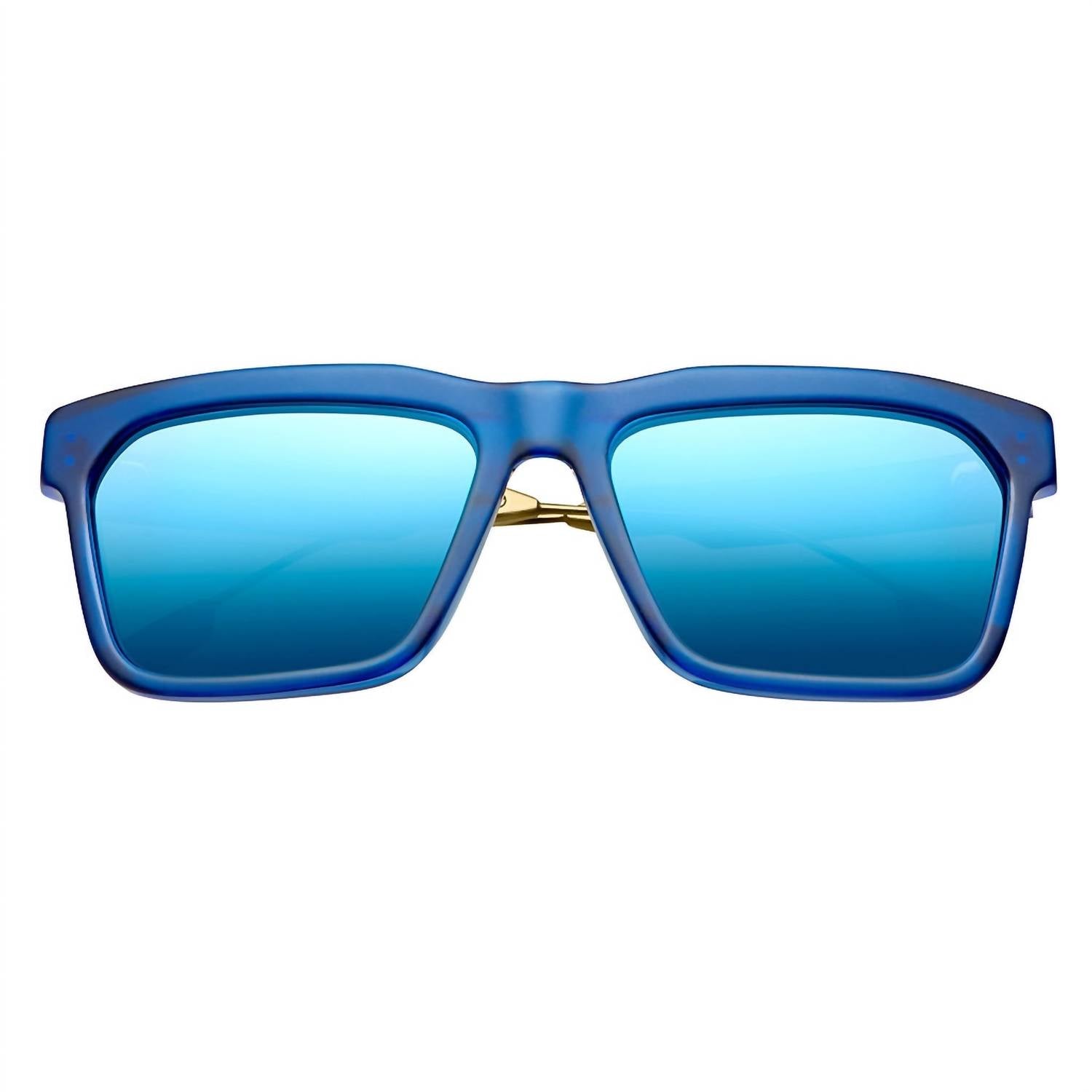 

Женские солнцезащитные очки IVI VISION, цвет matte midway blue