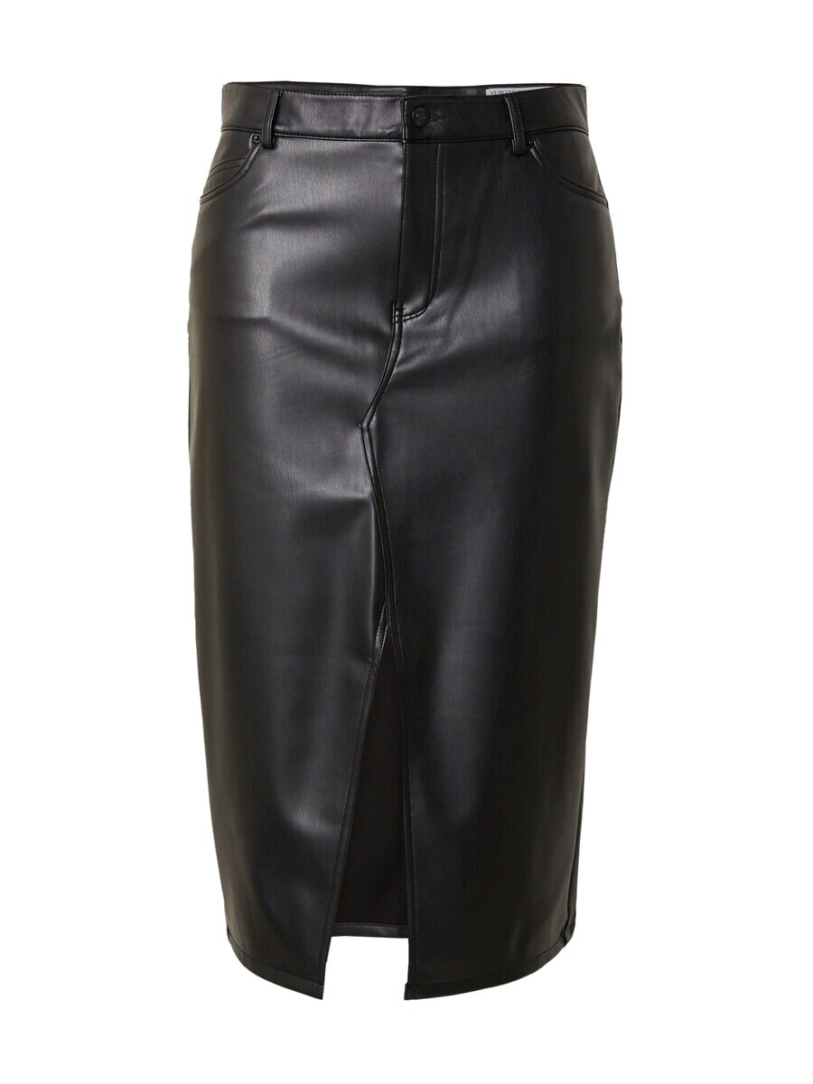 

Кожаная юбка Vero Moda Curve Skirt VERI, черный