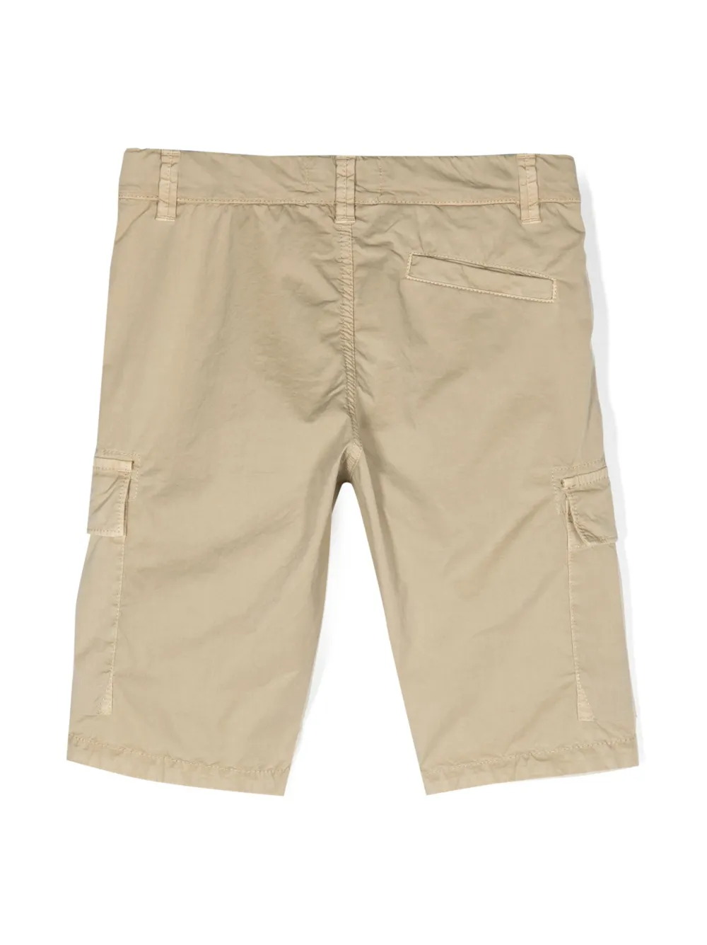 Шорты карго с нашивкой-логотипом Stone Island Junior, нейтральный — фото 2