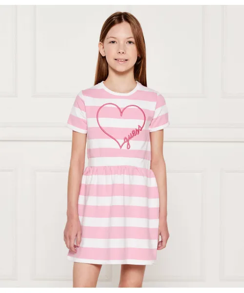 

Махровое платье Guess, розовый