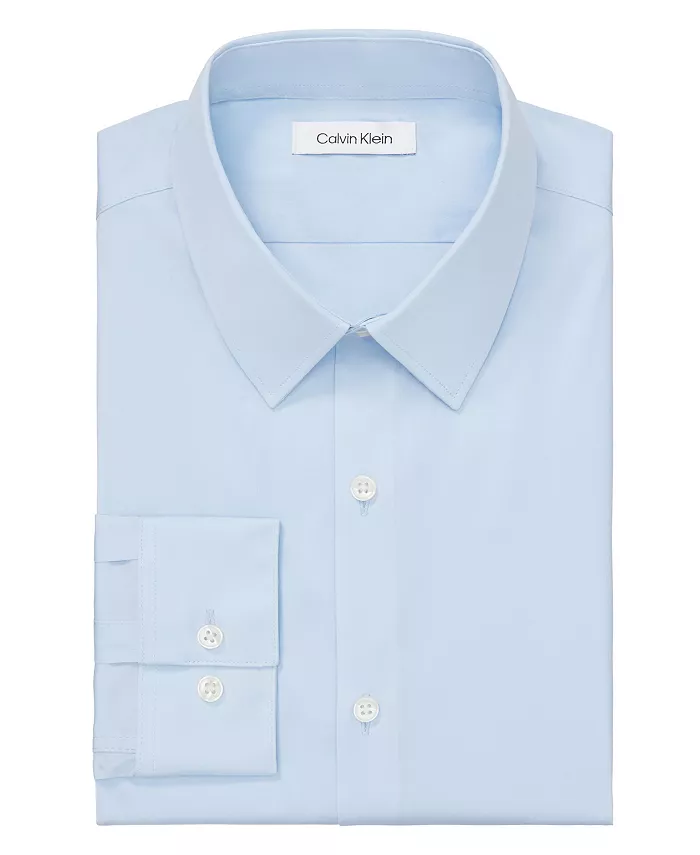Мужская рубашка CK X Extra-Slim Stretch Calvin Klein, синий — фото 3