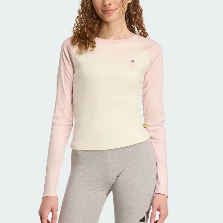 Adidas Футболка женская white/pink — фото 2