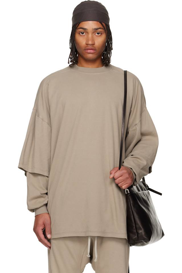 

Rick Owens Drkshdw Толстовка Taupe Concordians Tommy Hustler, Коричневый, Rick Owens Drkshdw Толстовка Taupe Concordians Tommy Hustler