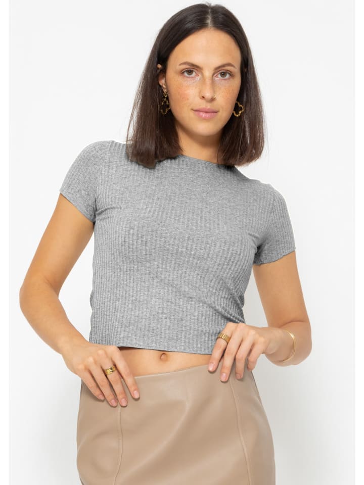 

Топ SASSYCLASSY, серый