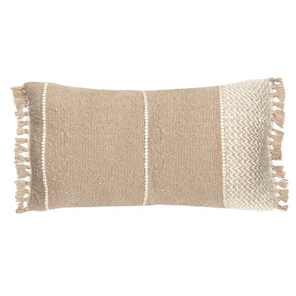 

Декоративная подушка Malagoon Berber, 35x12x60 см, бежевый