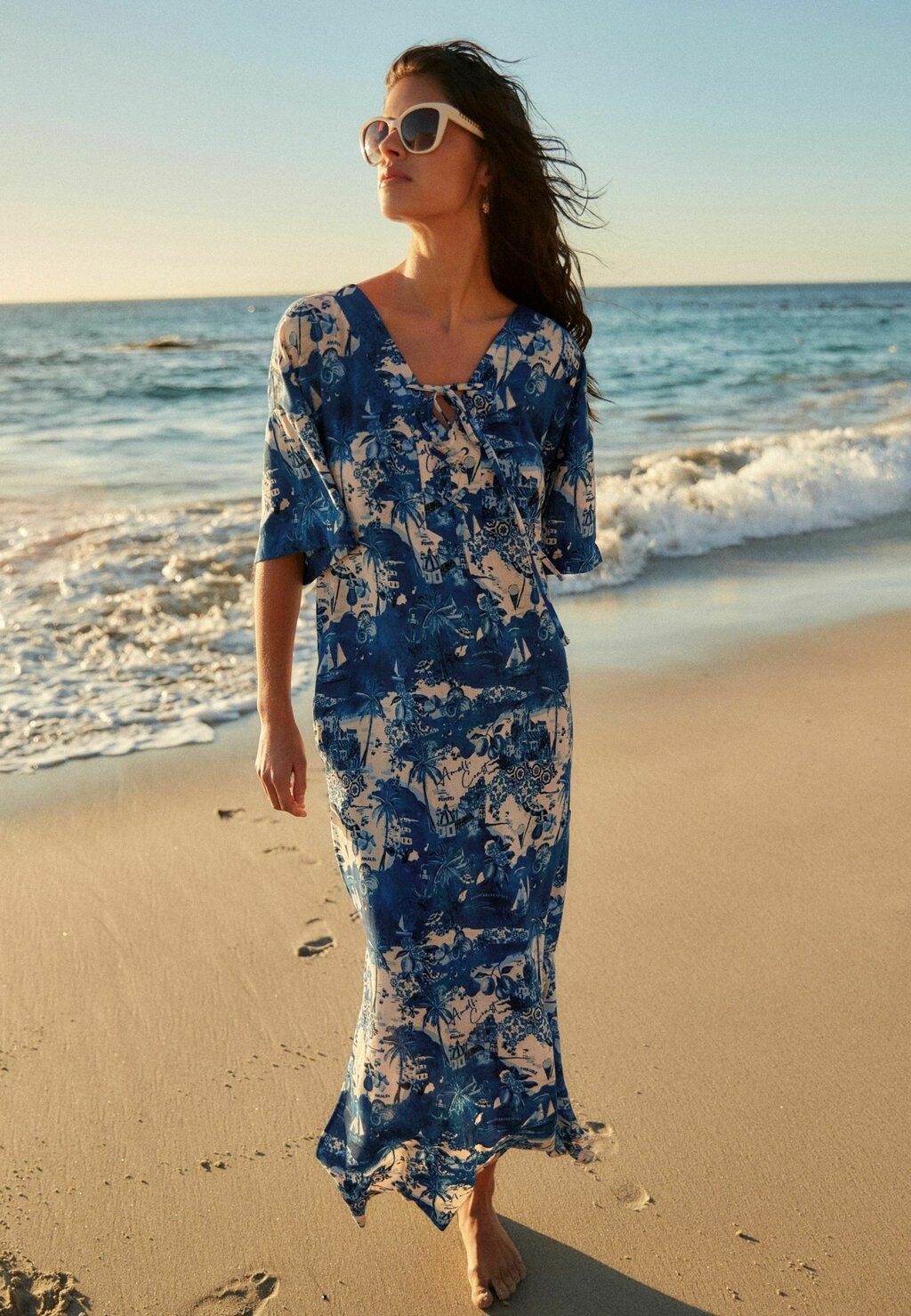 

Длинное платье KAFTAN Next, синий