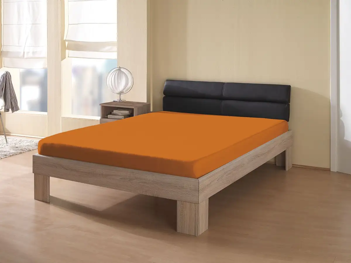 

КУМ простыня "Frotte стрейч-простыня" KUM 90-100х200 см, 1 шт., цвет orange