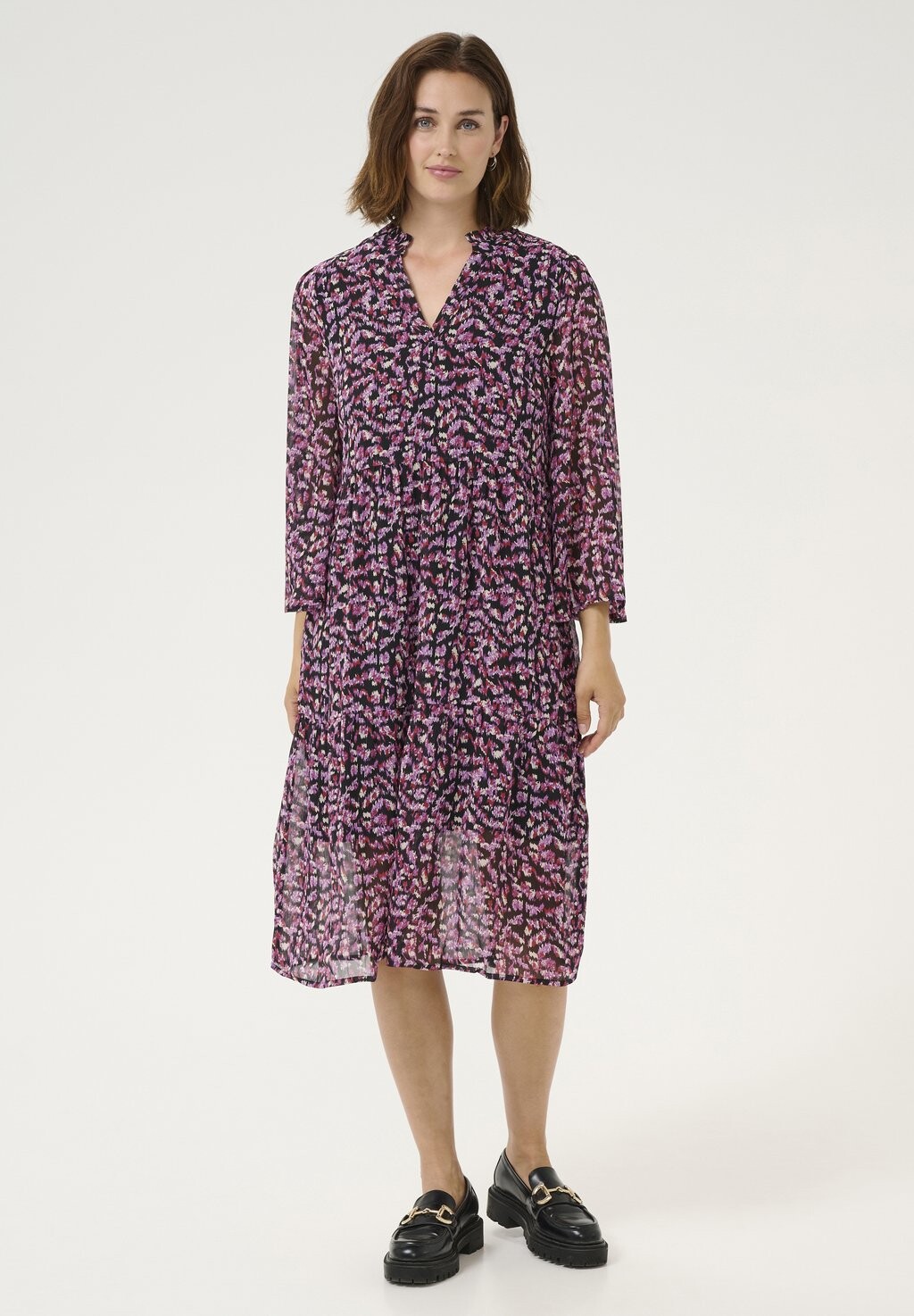 

Повседневное платье SILJA Kaffe, фиолетовый