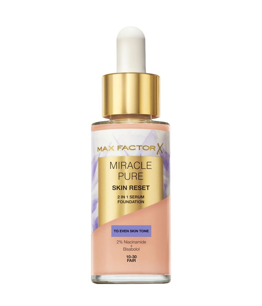 

Жидкая основа Max Factor Miracle Pure Skin Reset, 10-30 fair, 30 ml