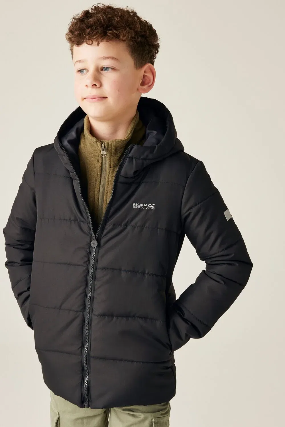Детская куртка Thermoguard Insulated Padded Jacket Regatta, черный