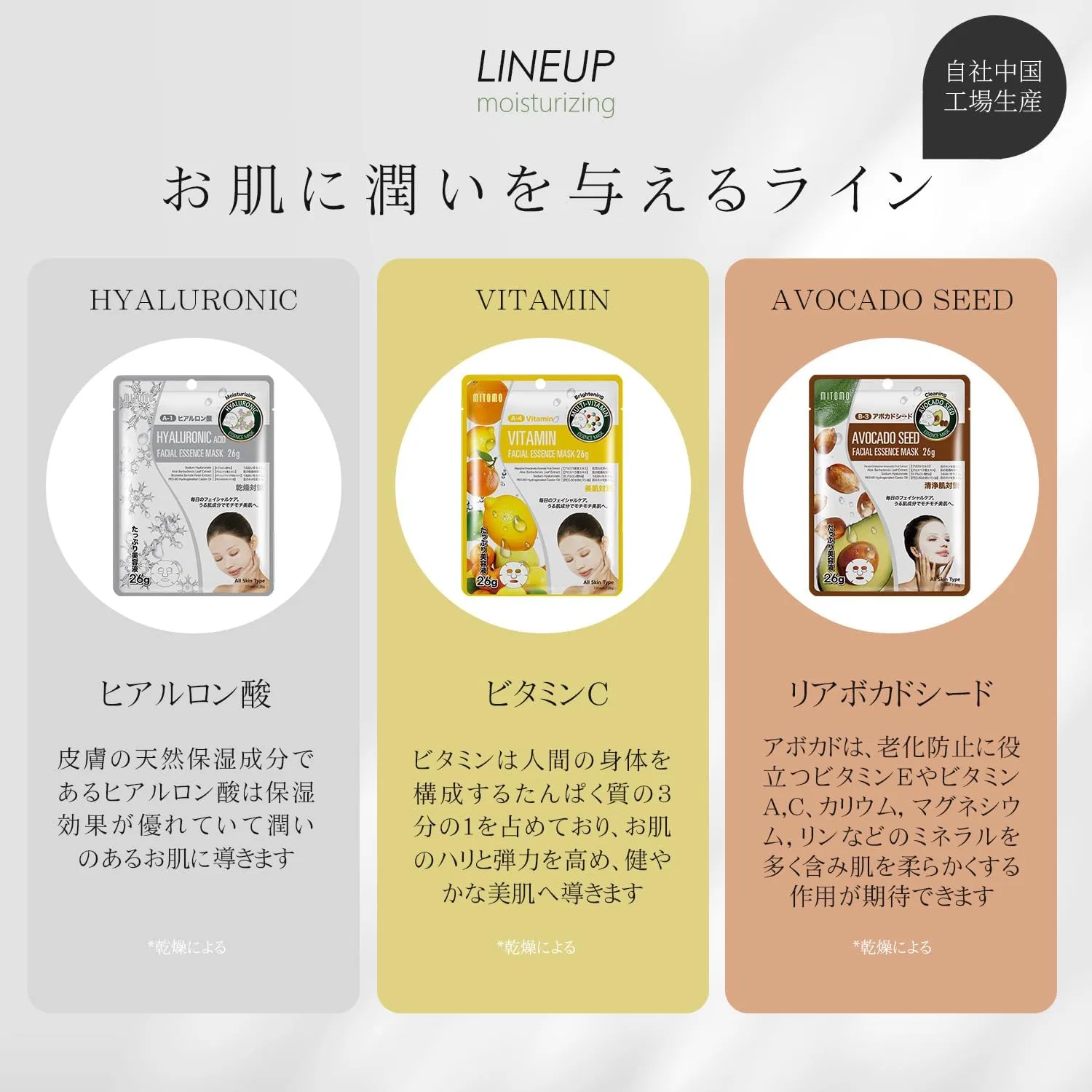 Набор масок для лица Mitomo Skincare Tsuyahada Individual Set, 100 штук + 20 штук — фото 3