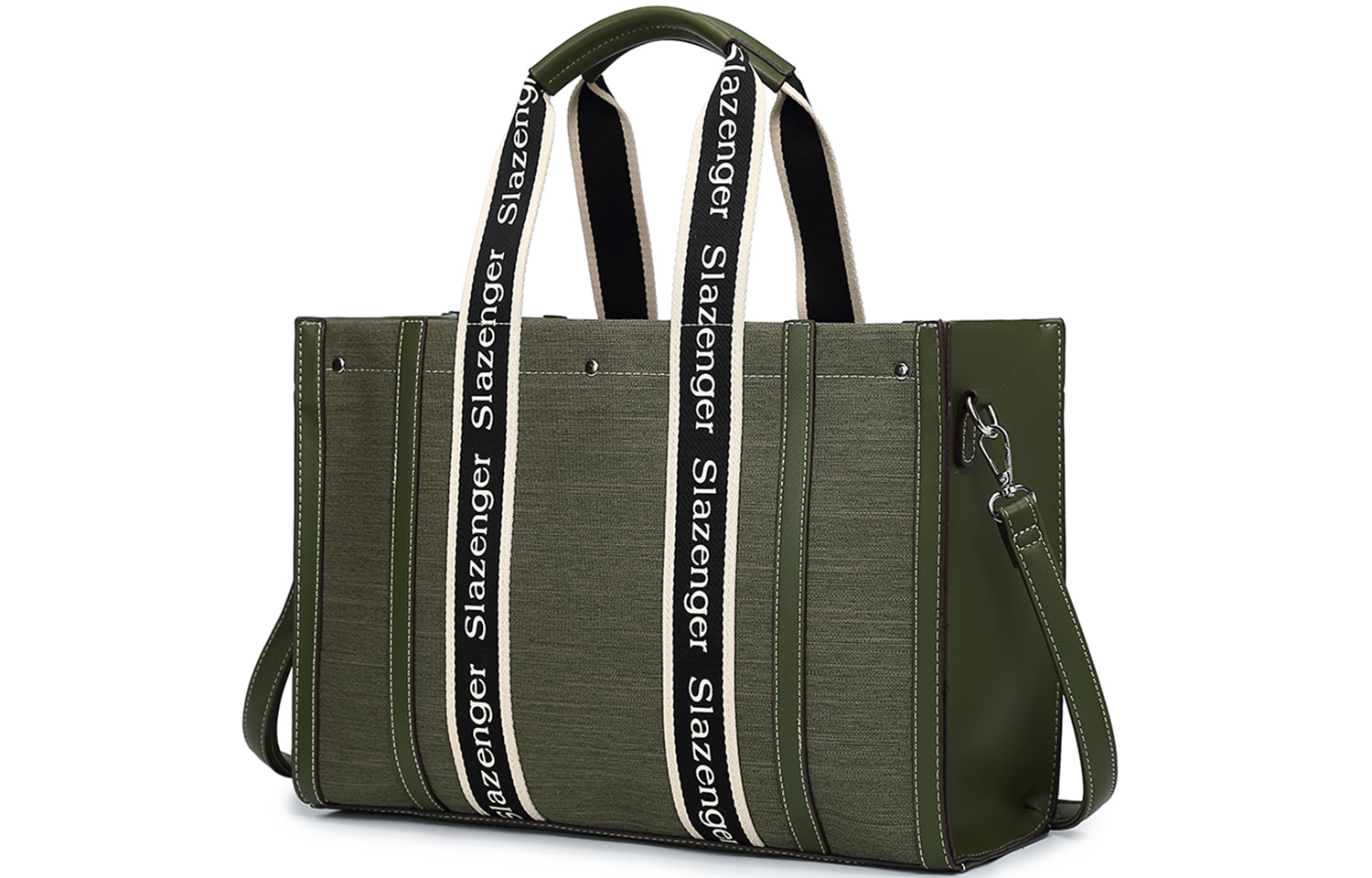 

Slazenger Сумка из холщовой ткани с полиуретановым покрытием, Avocado Green