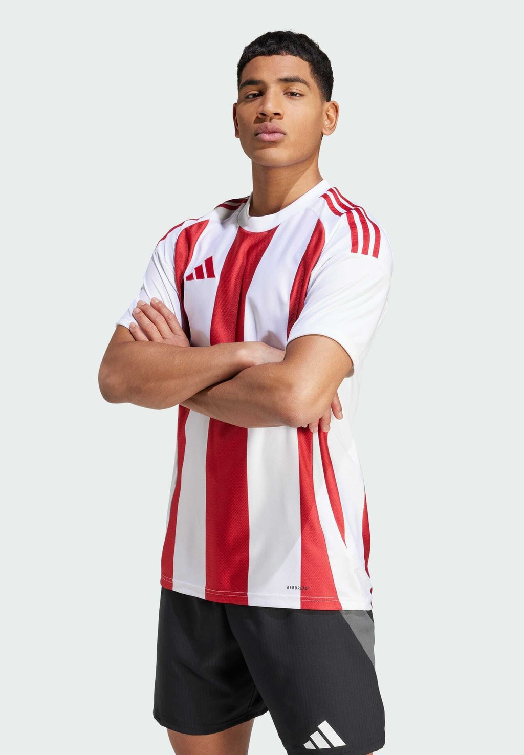 

Футболка STRIPED Adidas Performance, белый