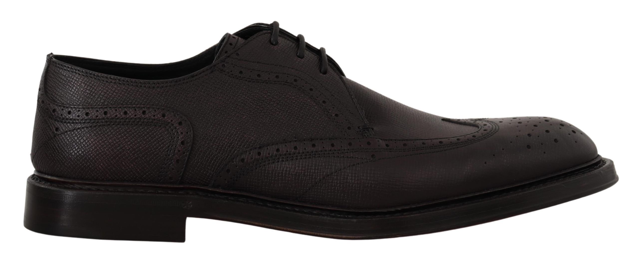 

Элегантные фиолетовые мужские туфли Wingtip Dolce & Gabbana