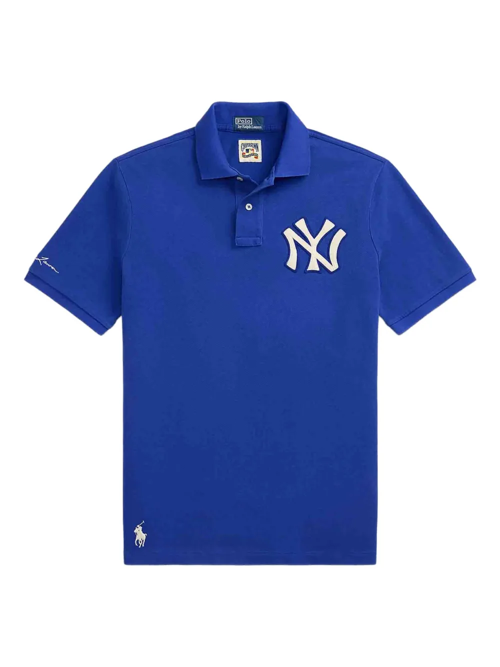 

Поло с короткими рукавами New York Yankees Polo Ralph Lauren, синий