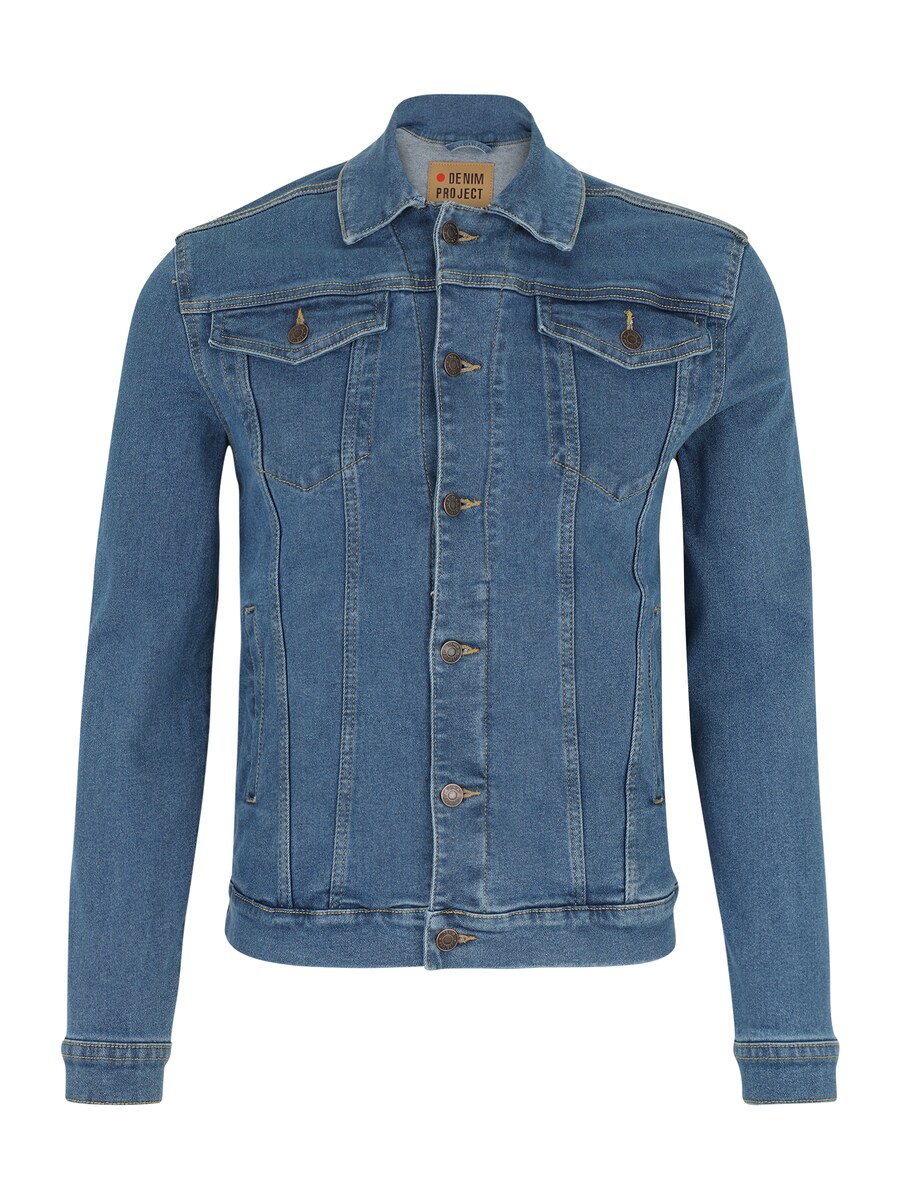 

Куртка классического кроя для межсезонья Denim Project Kash, Blue Denim
