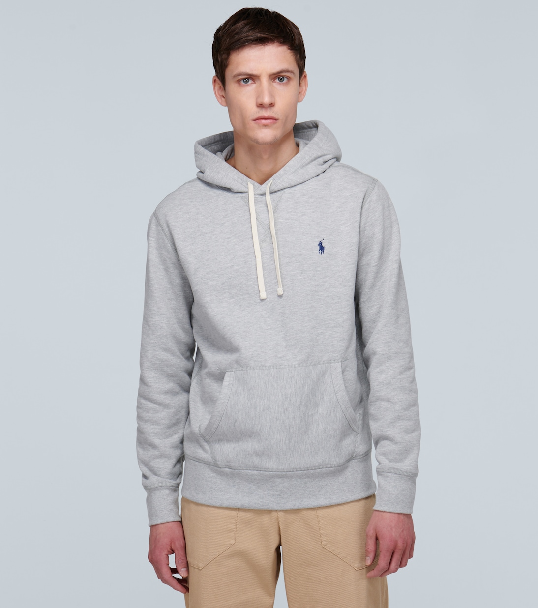 Толстовка с капюшоном и логотипом Polo Ralph Lauren, Grey Htr — фото 3