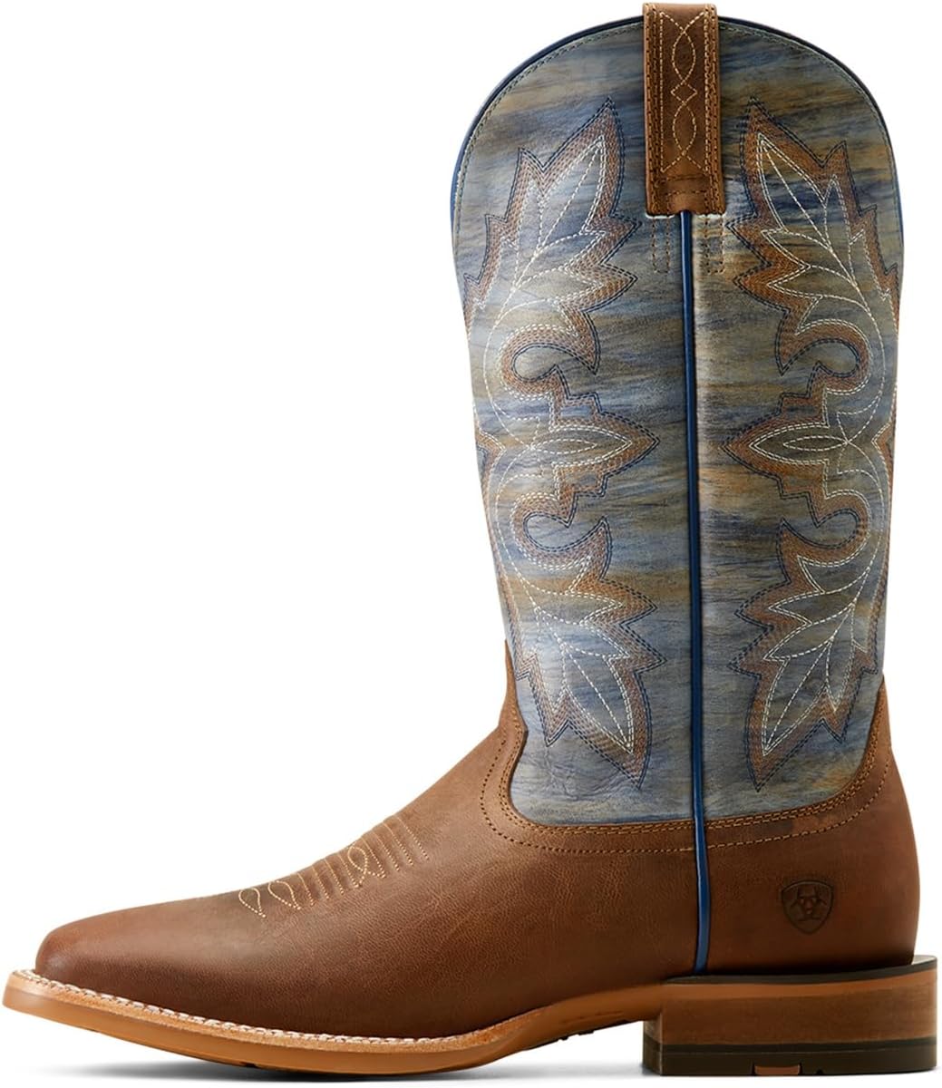 Мужские ковбойские сапоги ARIAT Standout, синий/коричневый — фото 2