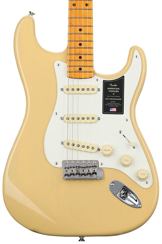 

Электрогитара Fender American Vintage II 1957 Stratocaster Electric Guitar - Vintage Blonde