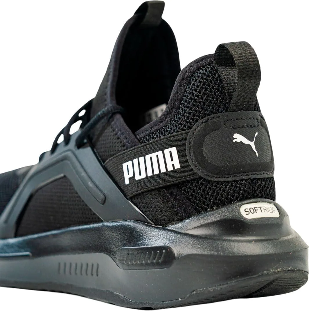Мужские кроссовки PUMA Softride Enzo 5 для кросс-тренинга, белый/черный — фото 4