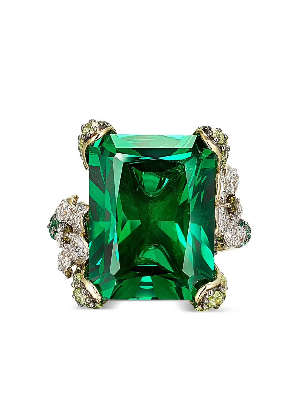 

Позолоченное кольцо Emerald Cinderella с камнем Anabela Chan, зеленый